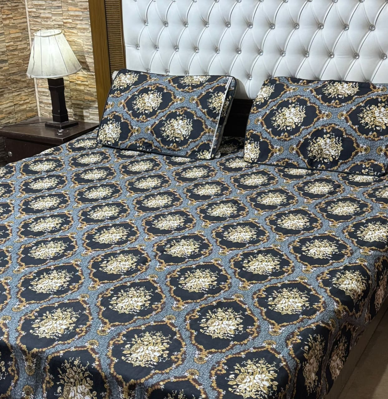 3D-cotton Bedsheets Ds no (1322)