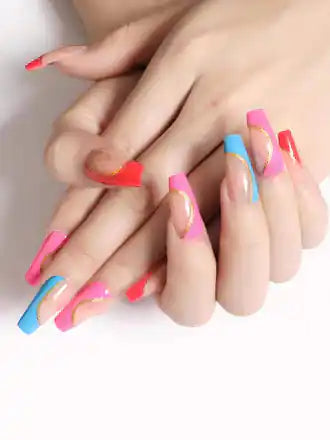 Luxury Press-On Nails (24Pcs) - Free Nail Kit Included 00010