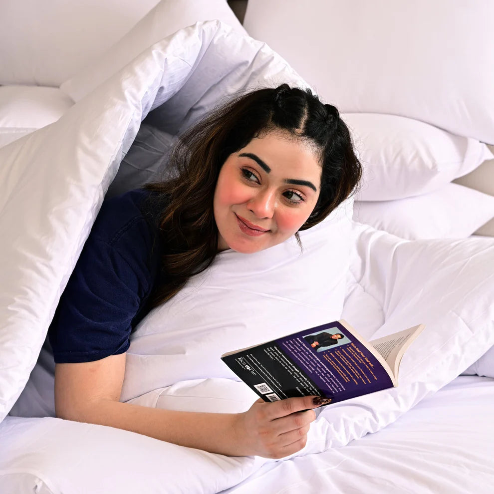 9 PCs White Filling Deal(4 Cuhsions+4 Pillows+Quilt)