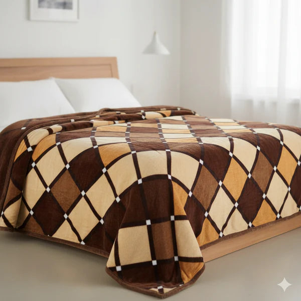 Luxury Summer AC  Blanket(Big box Brown)