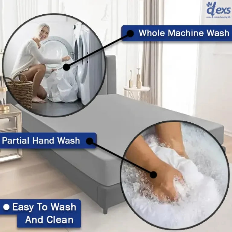 Waterproof Mattress Protector Covers – GREY