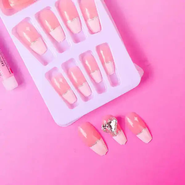 Luxury Press-On Nails (24Pcs) - Free Nail Kit Included 00026