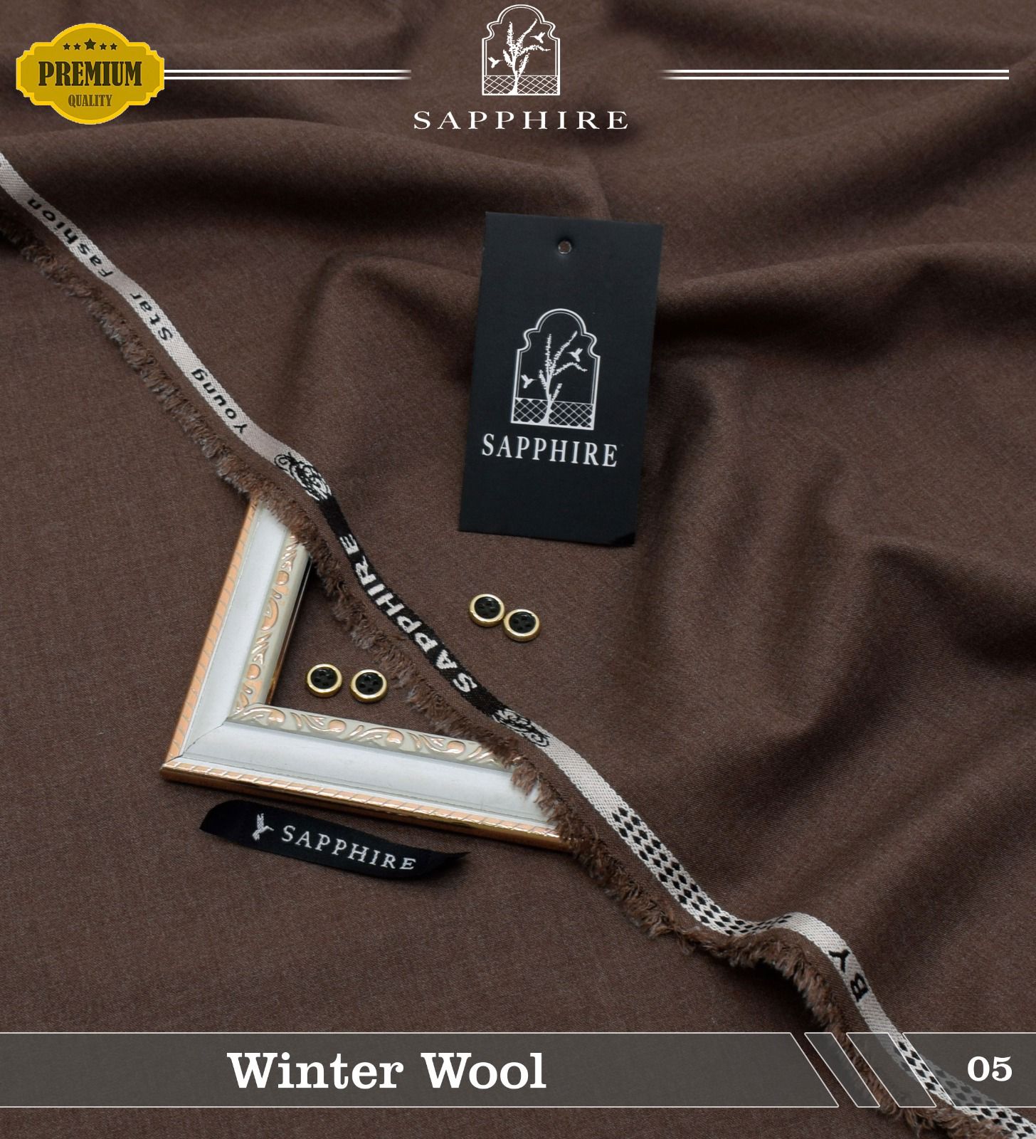Sapphire Men’s Premium Wool Suits (DZN-2150)