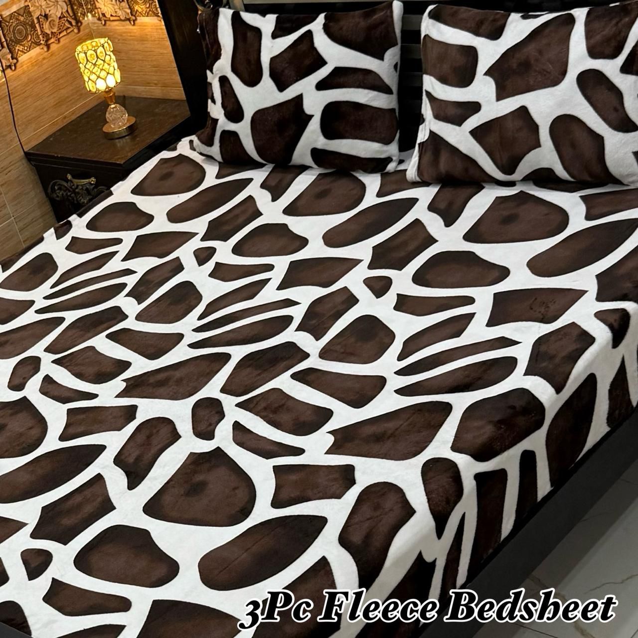 3PCS FLEES BEDSHEET (big box) DZN 8845