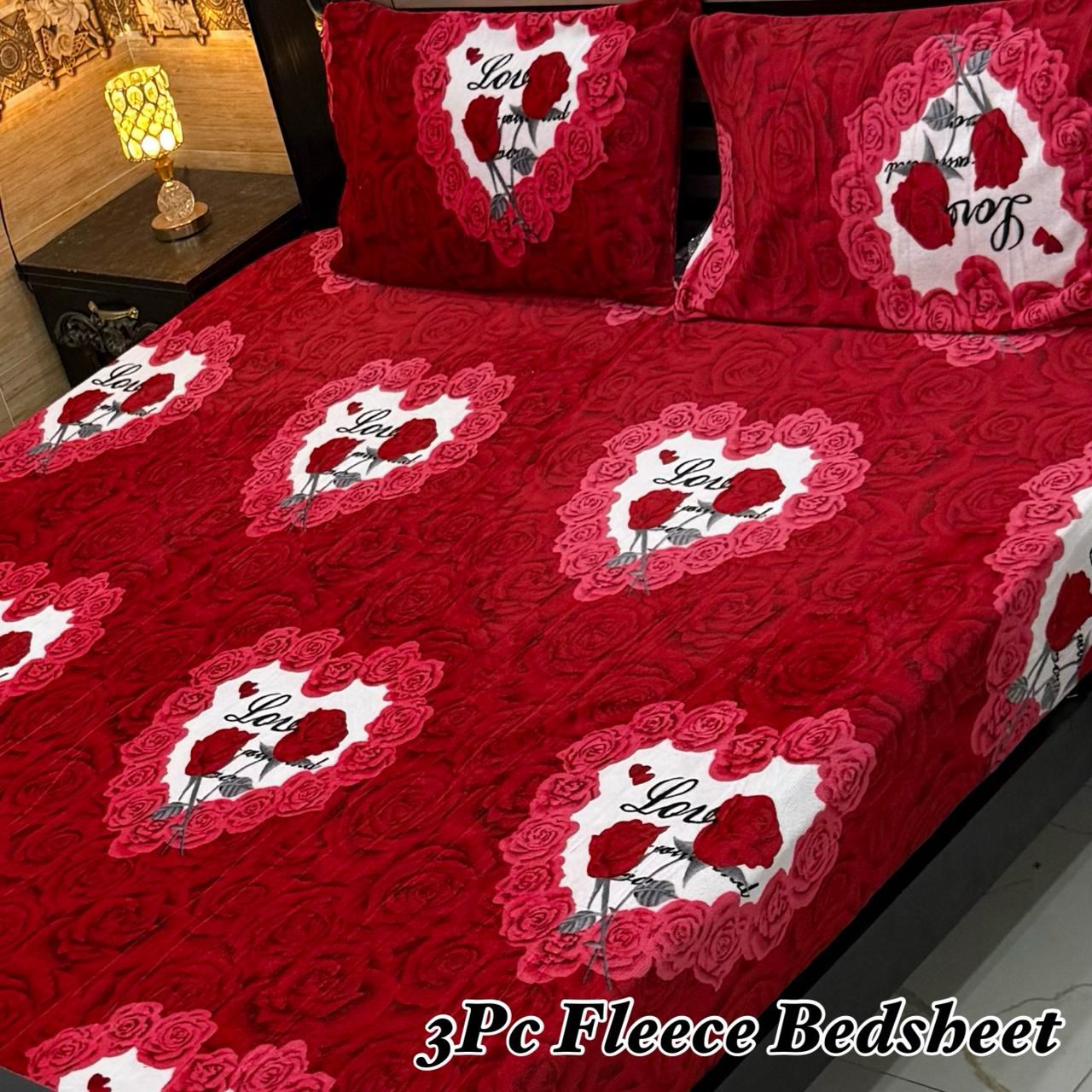3PCS FLEES BEDSHEET (big box) DZN 8854