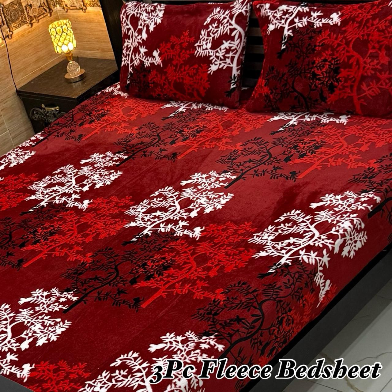 3PCS FLEES BEDSHEET (big box) DZN 8853