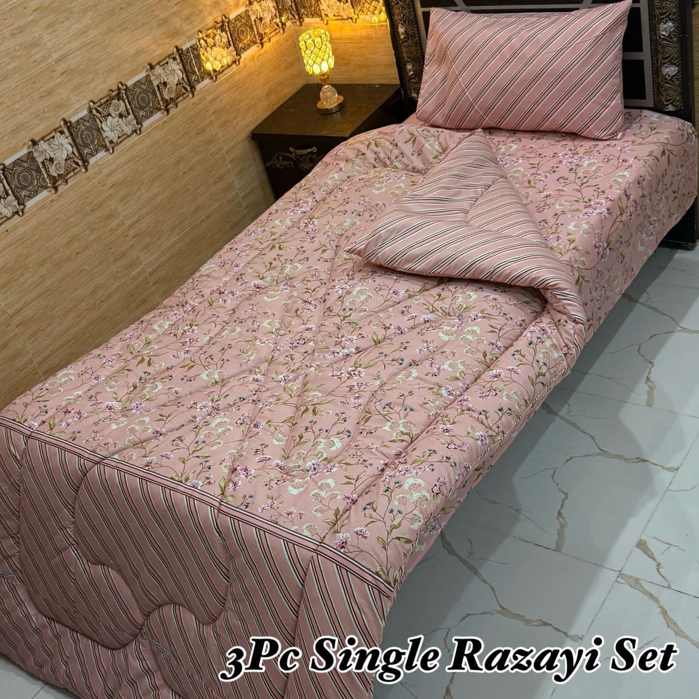 3PC Single Vicky Razai Set