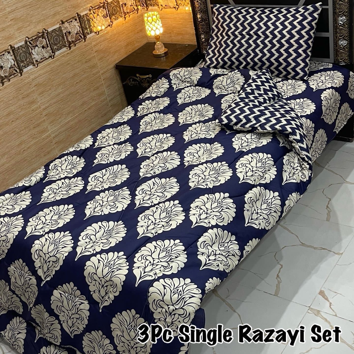 3PC Single Vicky Razai Set