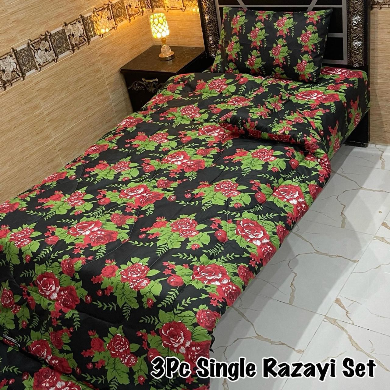 3PC Single Vicky Razai Set