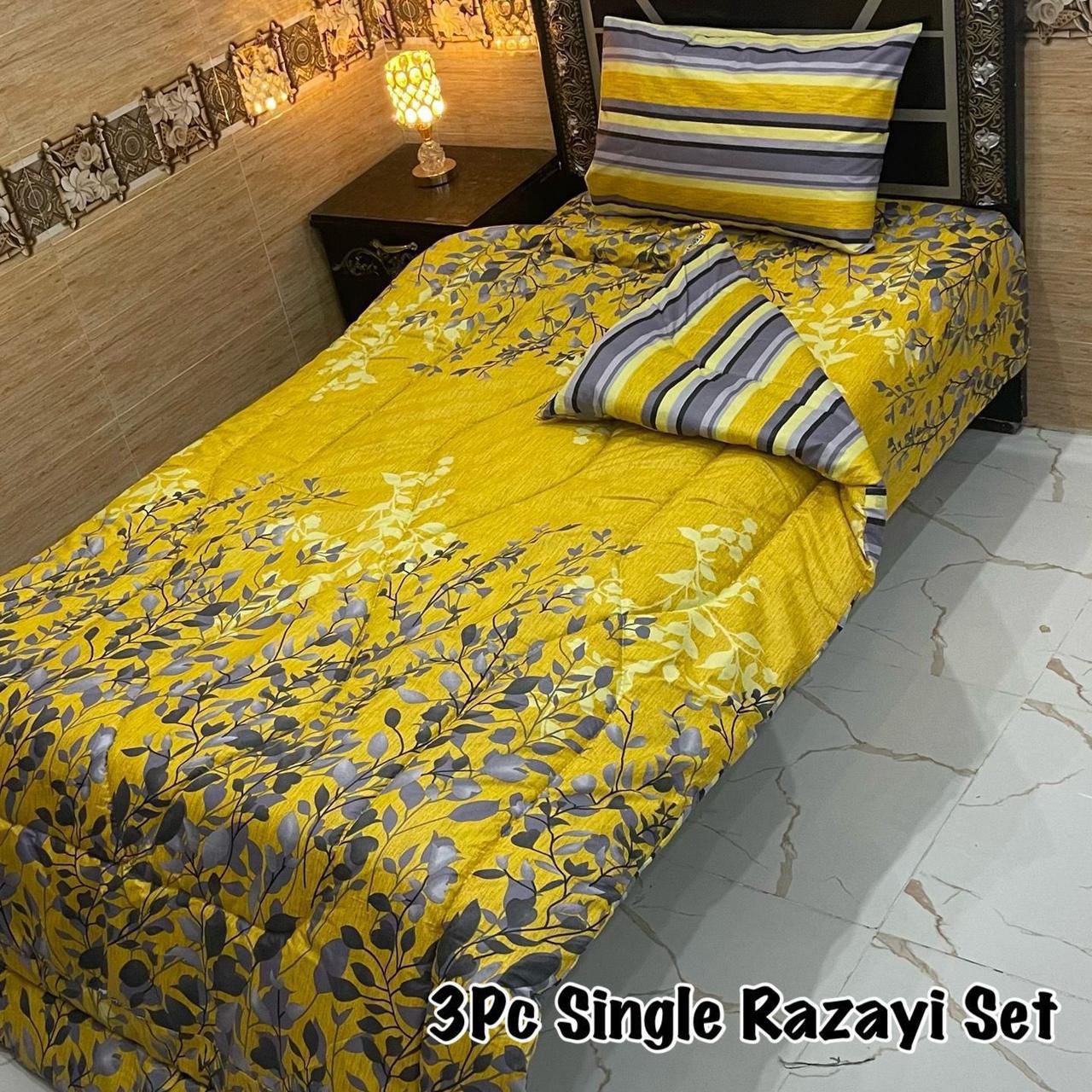 3PC Single Vicky Razai Set