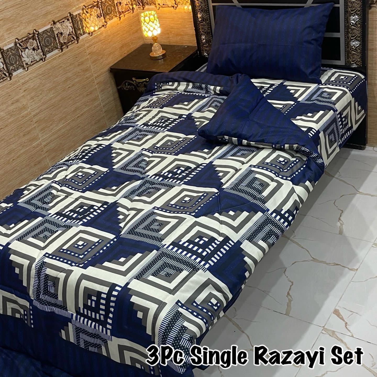 3PC Single Vicky Razai Set