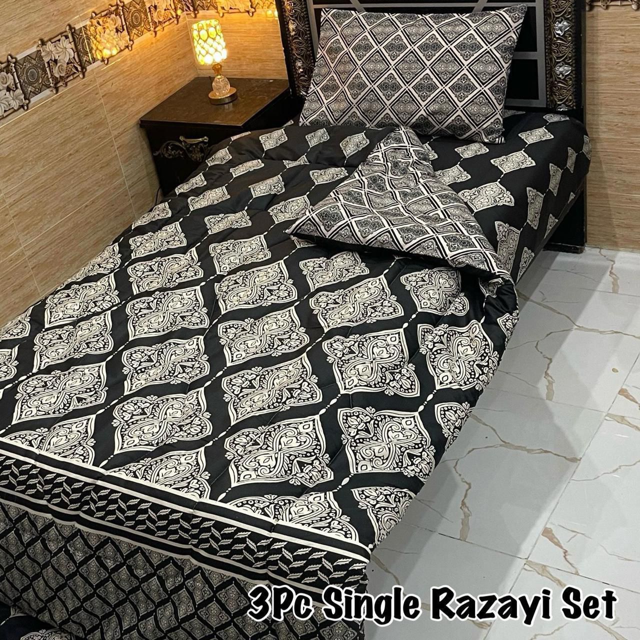 3PC Single Vicky Razai Set