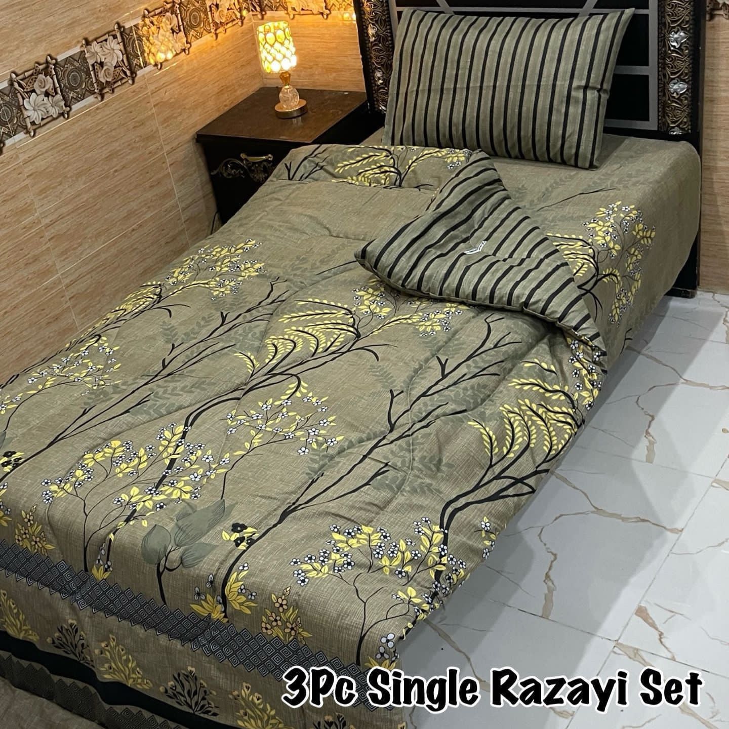 3PC Single Vicky Razai Set
