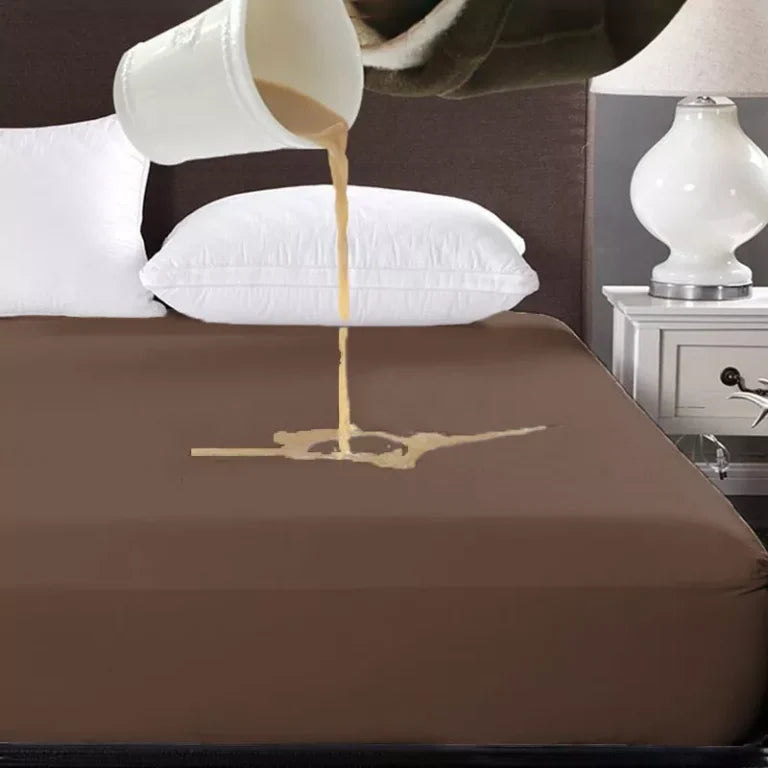 Waterproof Mattress Protector Covers –DARK-BROWN