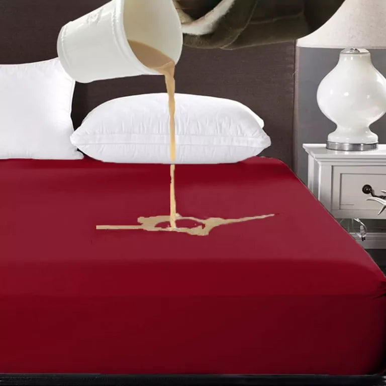 Waterproof Mattress Protector Covers –MAHROON