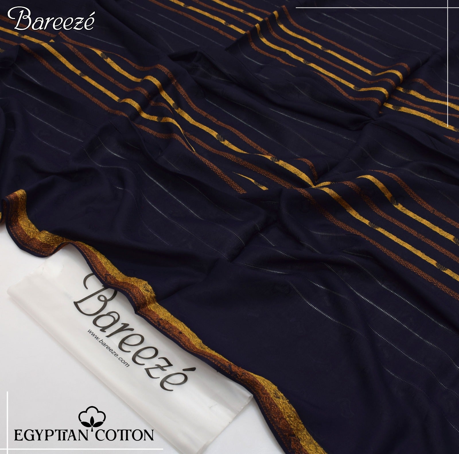 Bareeze Lawn Shawl ( Dzg & no 1023 )