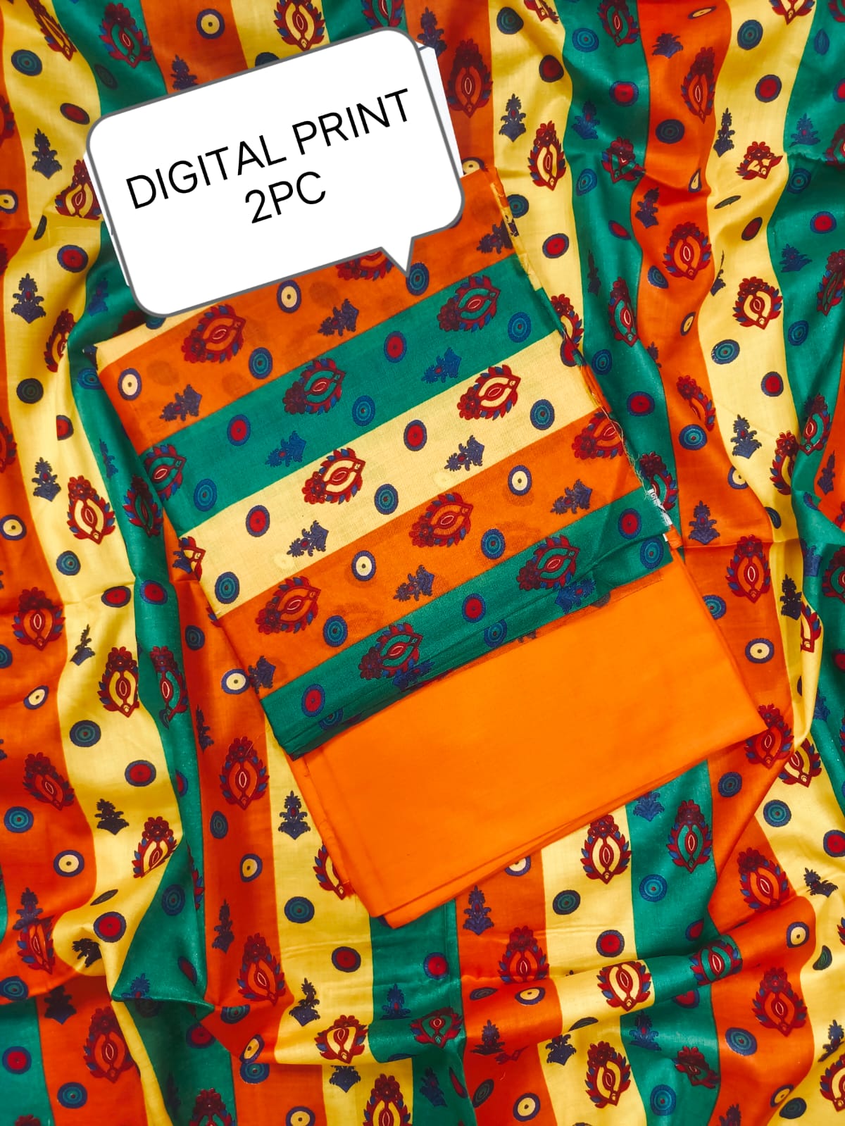 ALKARAM 2PC DIGITAL PRINT LAWN ( DES NO 8828 )