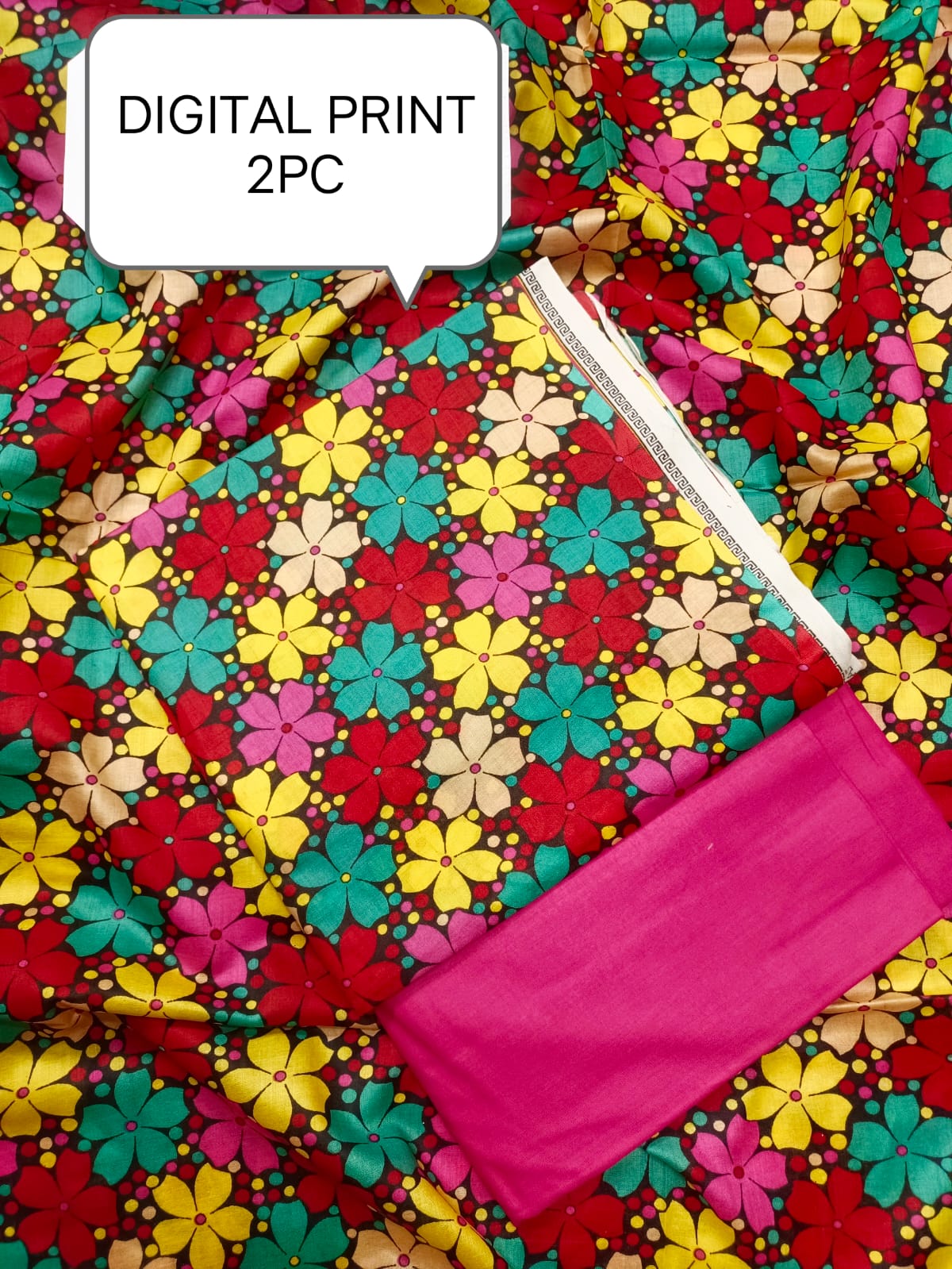 ALKARAM 2PC DIGITAL PRINT LAWN ( DES NO 8821 )