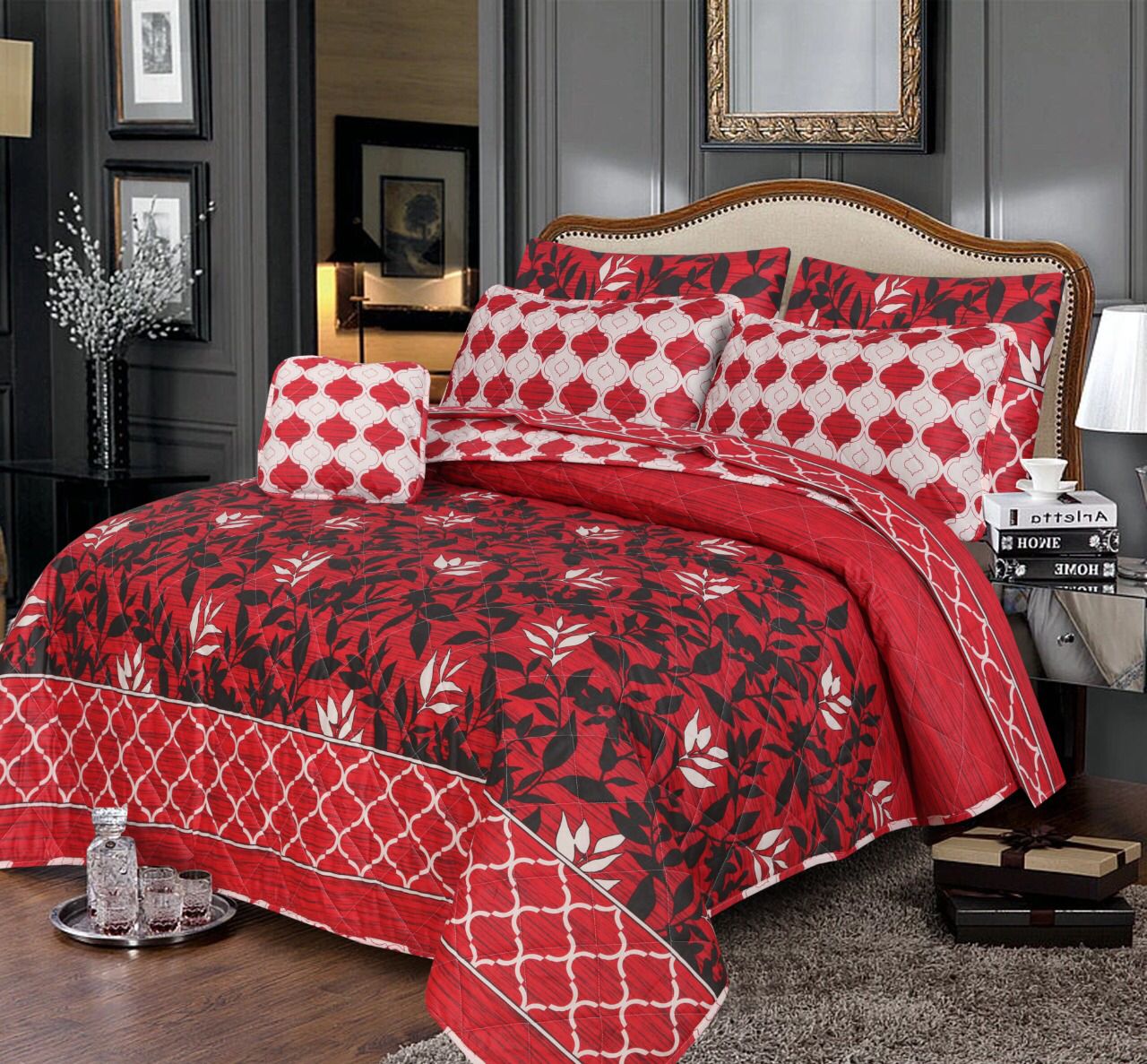 King Cotton Comfurter set 7pcs(Design MZk-238)