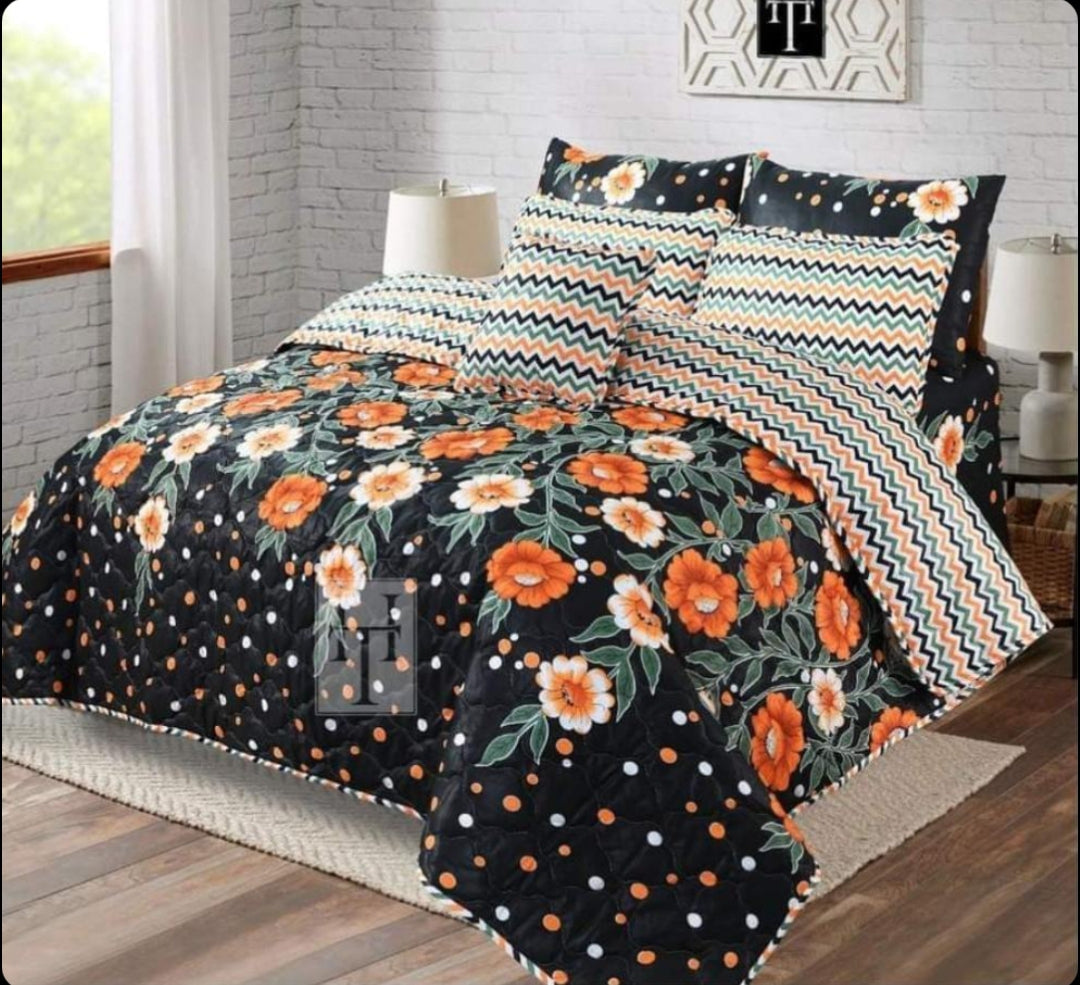 King Cotton Comfurter set 7pcs(Design MZk-241)