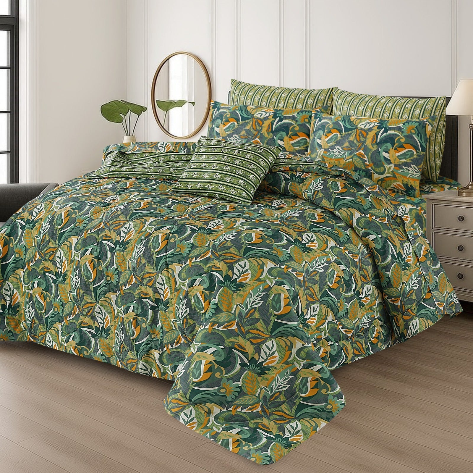 King Cotton Comfurter set 7pcs(Design MZk-260)