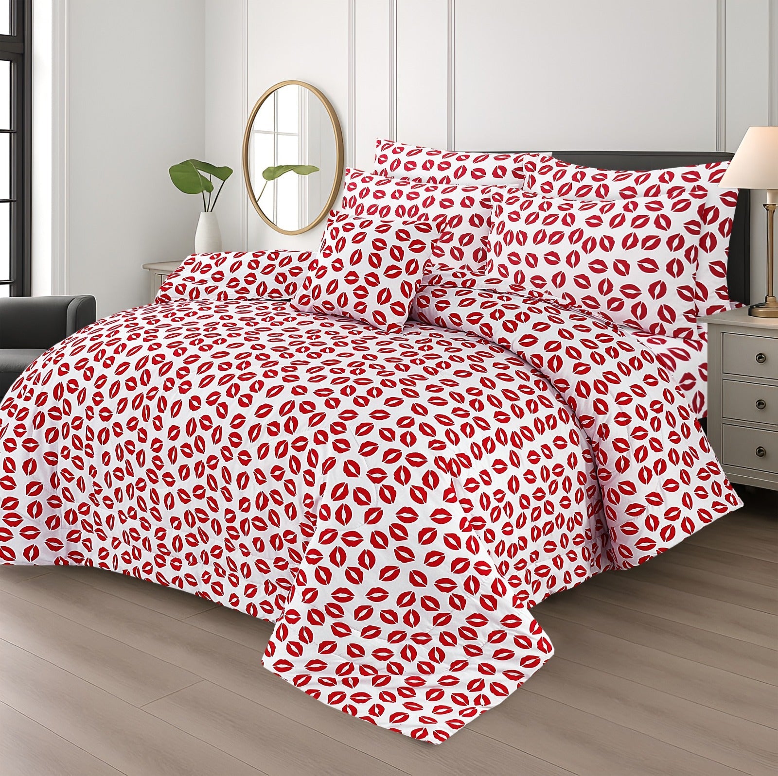 King Cotton Comfurter set 7pcs(Design MZk-276)