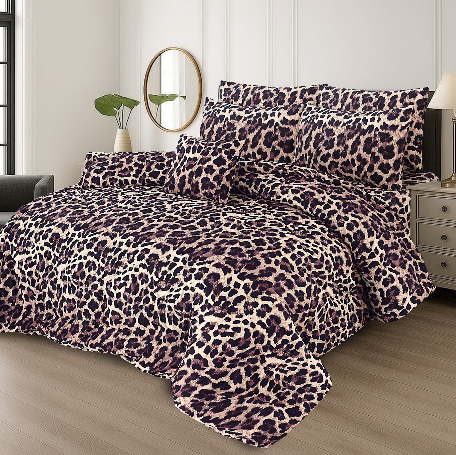 King Cotton Comfurter set 7pcs(Design MZk-278)