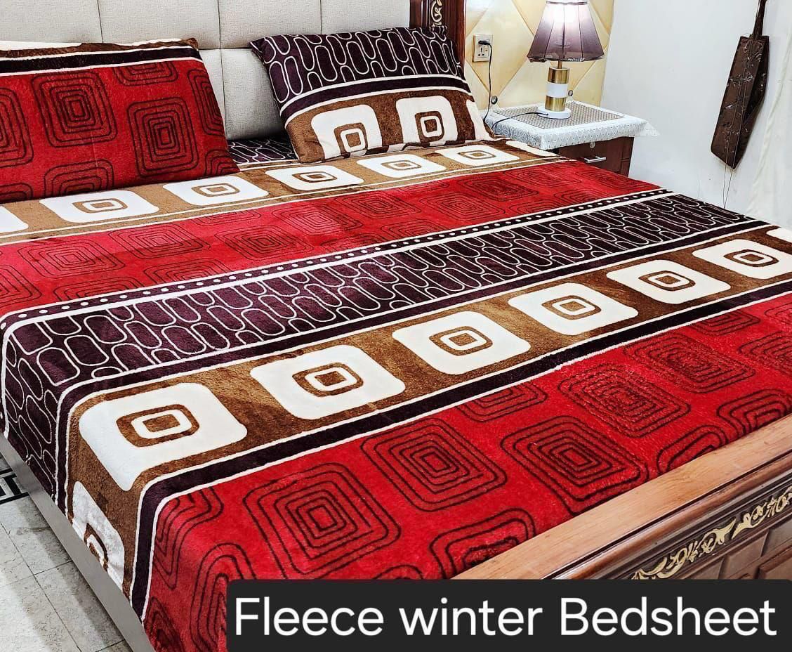 3PCS FLEES BEDSHEET (big box) DZN 8814