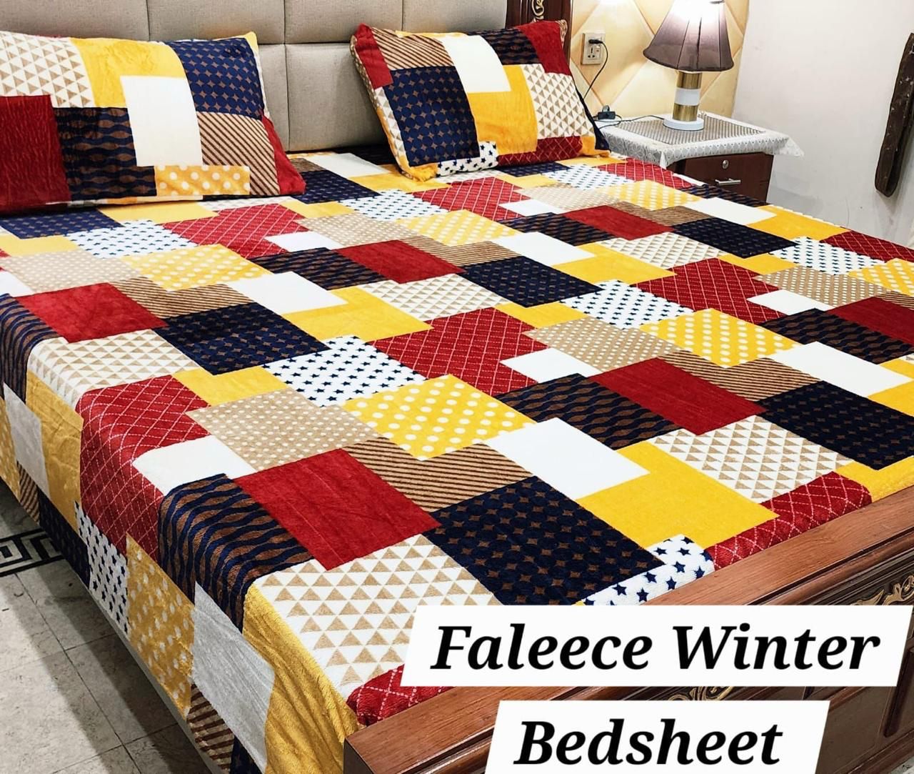 3PCS FLEES BEDSHEET (big box) DZN 8835