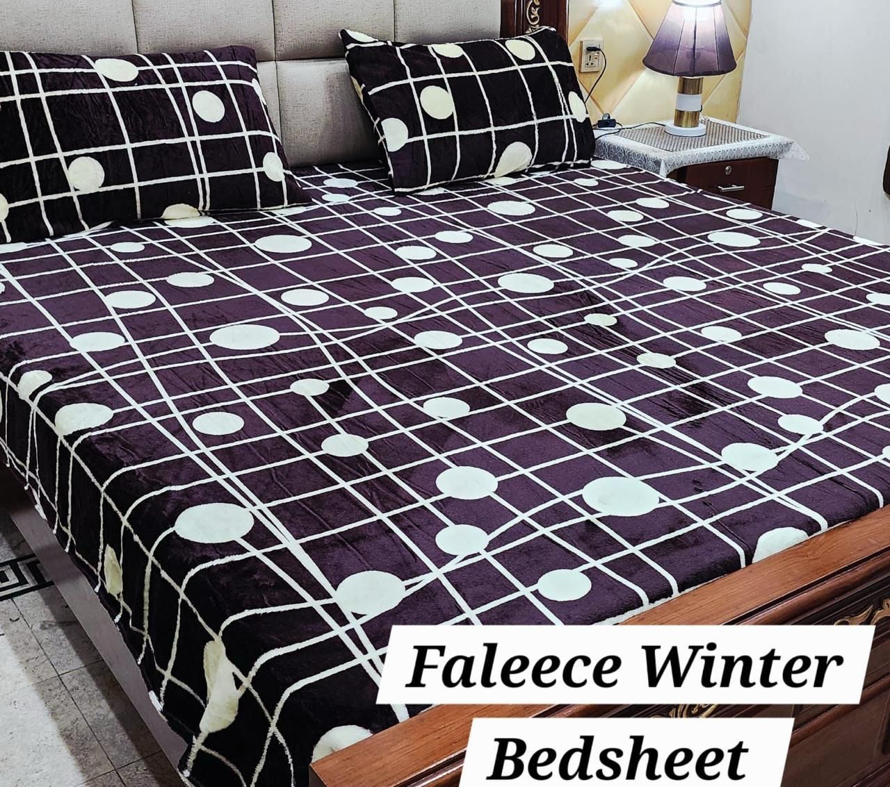 3PCS FLEES BEDSHEET (big box) DZN 8829