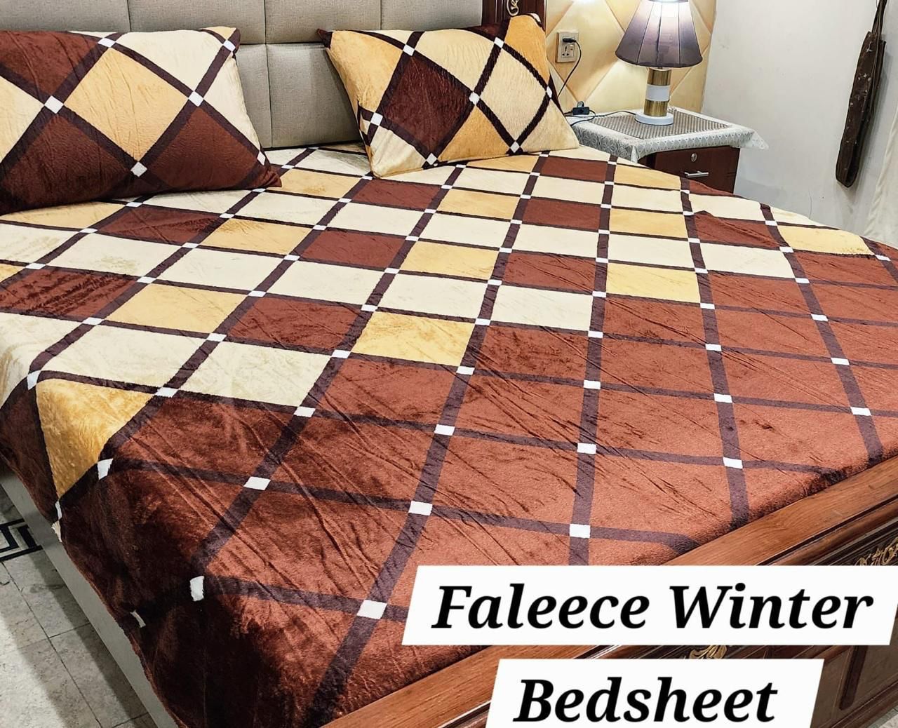 3PCS FLEES BEDSHEET (big box) DZN 8828