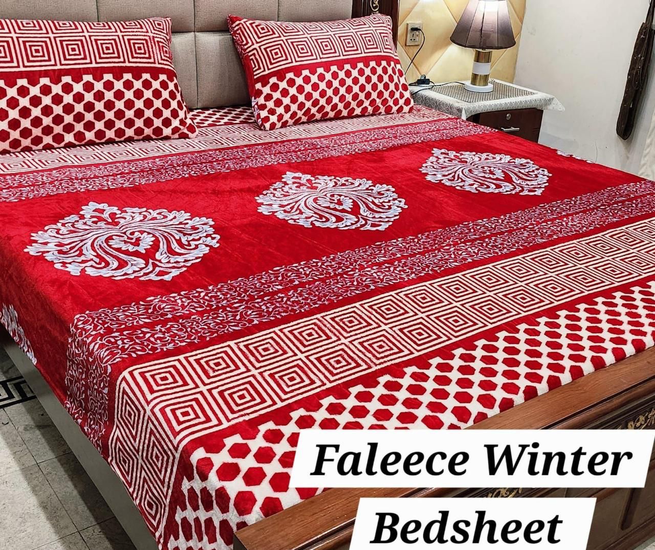 3PCS FLEES BEDSHEET (big box) DZN 8825