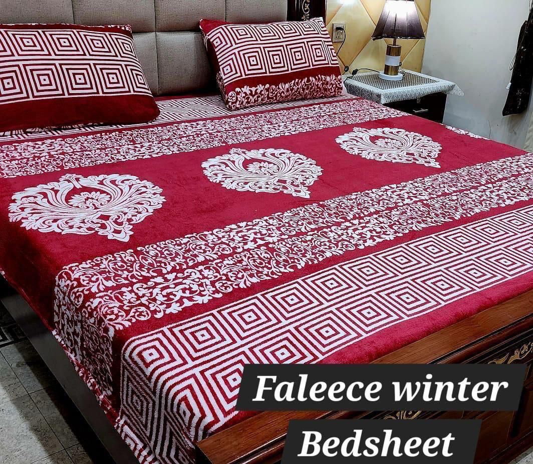 3PCS FLEES BEDSHEET (big box) DZN 8821