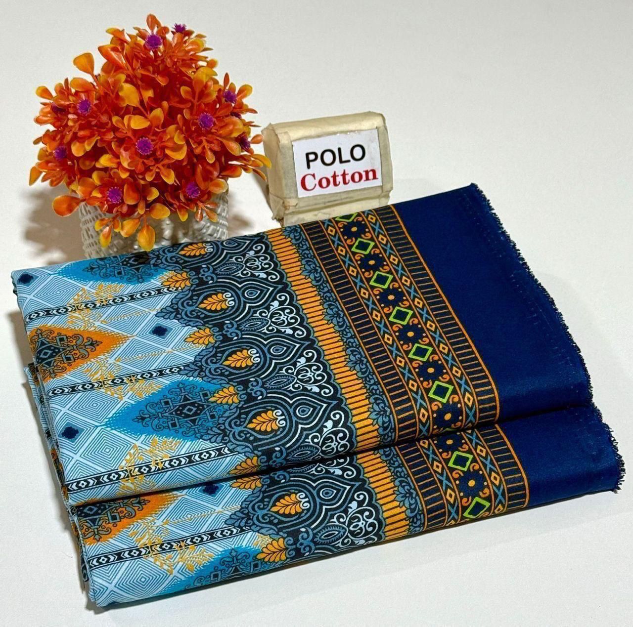 2PC Cotton Suite Digital Print (DZN-12183)