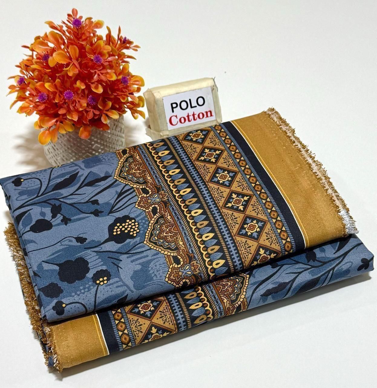 2PC Cotton Suite Digital Print (DZN-12188)