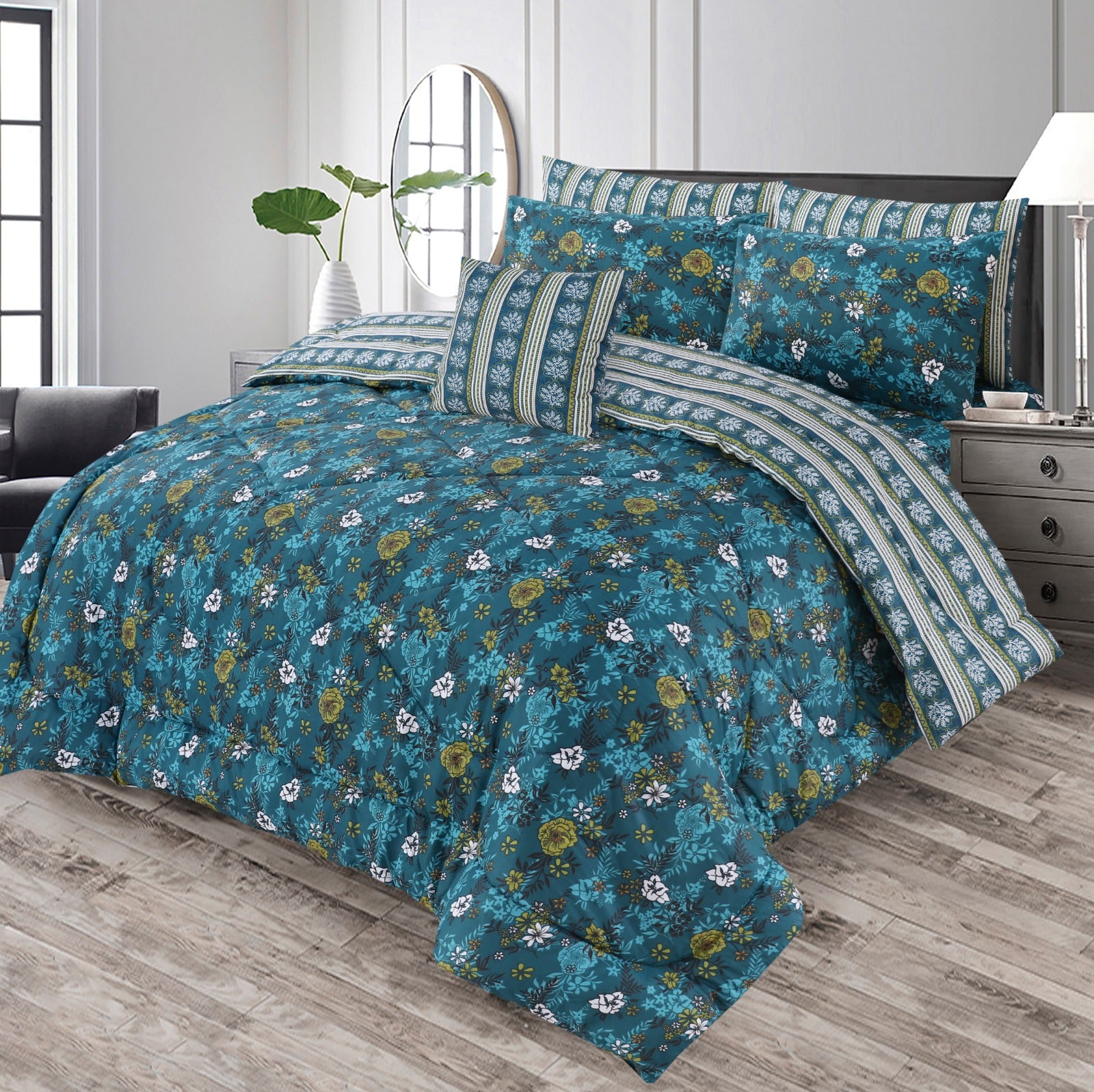 7 pcs Comforter Set(Design MZk-328)