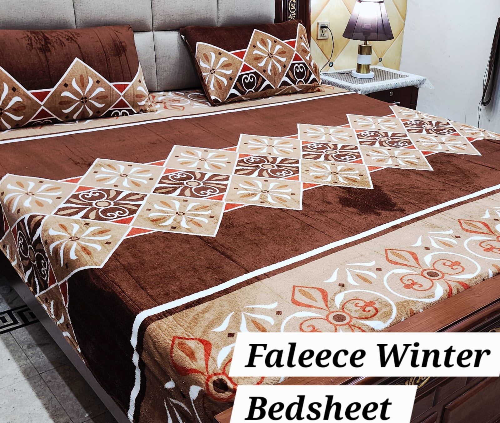 3PCS FLEES BEDSHEET (big box) DZN 8881