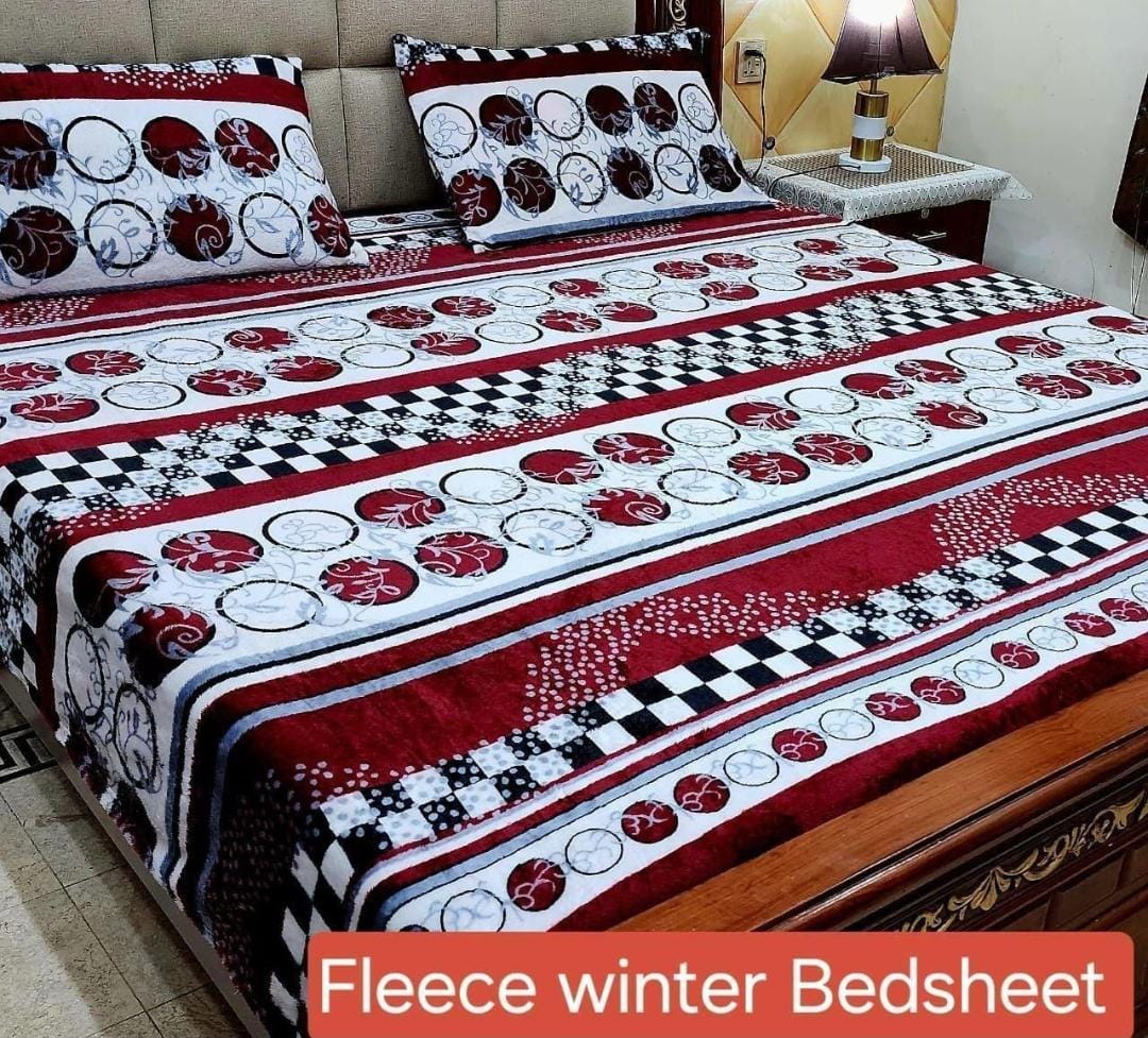 3PCS FLEES BEDSHEET (big box) DZN 8888