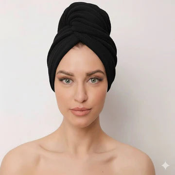 Luxury Microfiber Turban Towel | Fast Hair Drying & Comfortable Fit