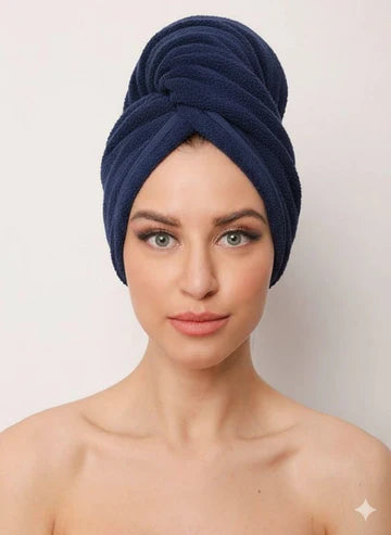 Luxury Microfiber Turban Towel | Fast Hair Drying & Comfortable Fit