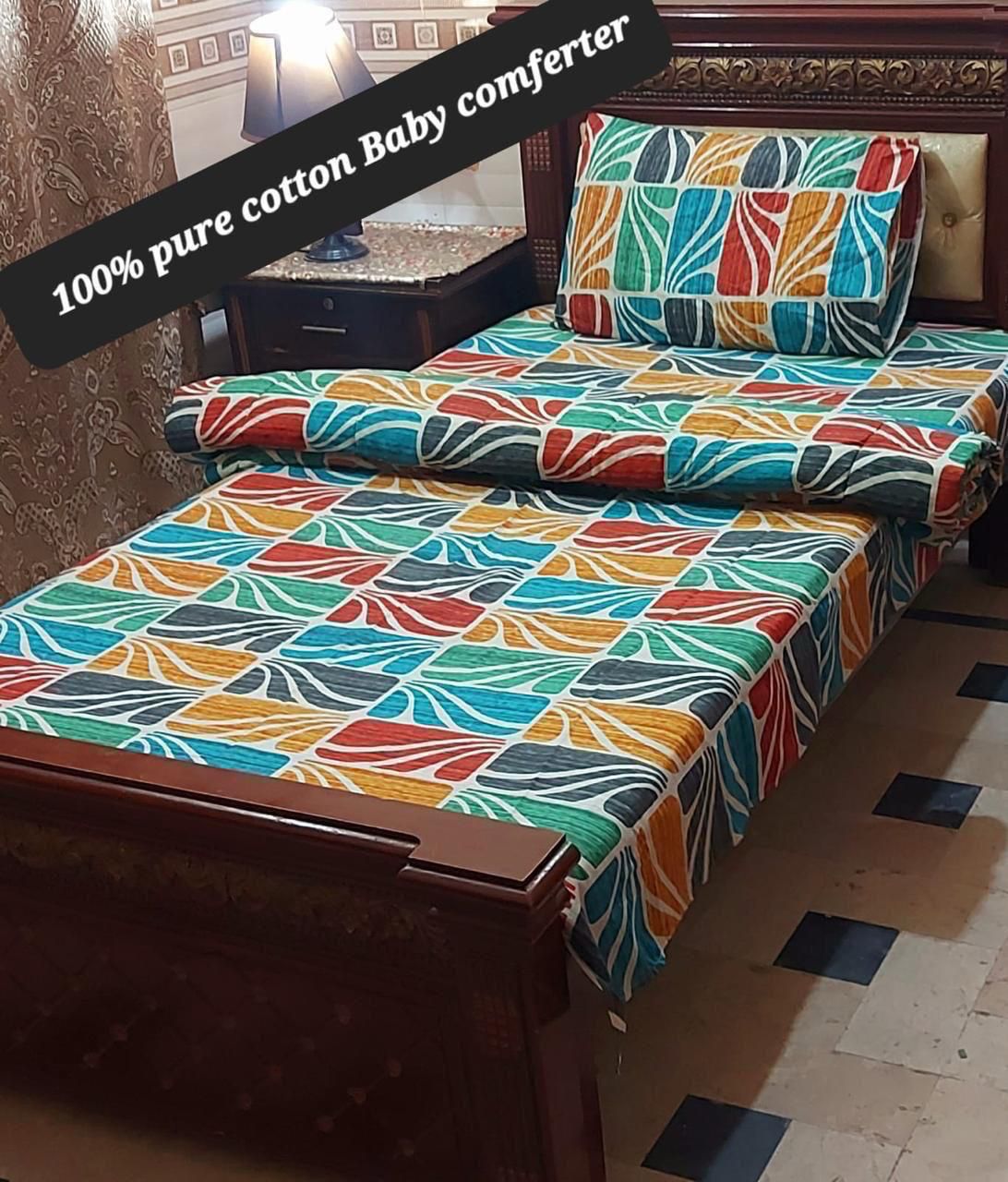 3 PCs Single Kids Comforter Set