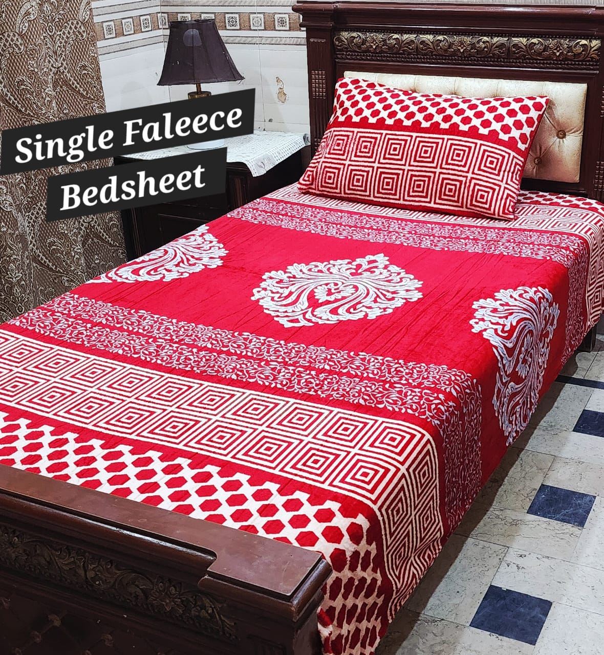 Soft Flees Single Bedsheets (DZN 7723)
