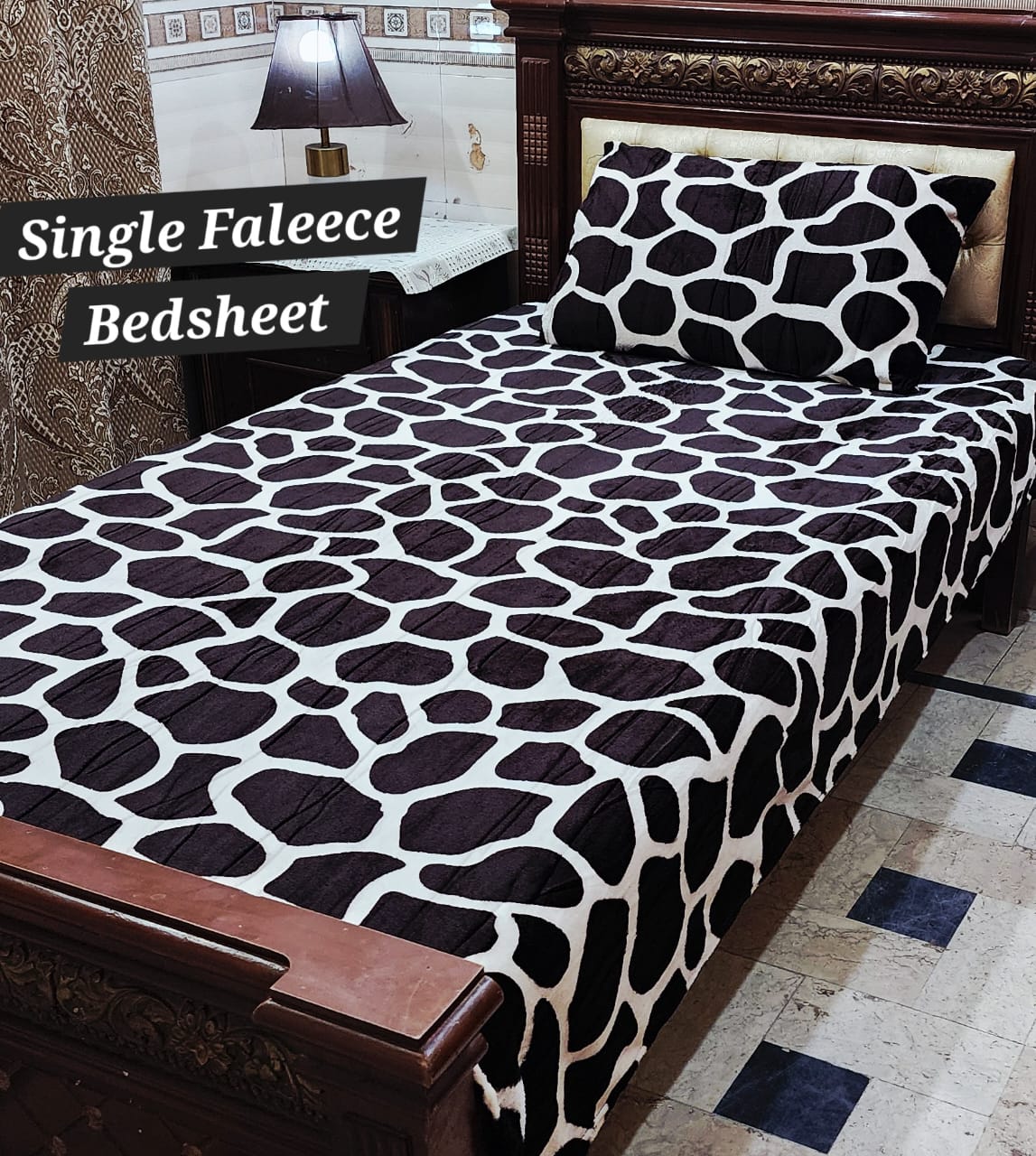 Soft Flees Single Bedsheets (DZN 7727)