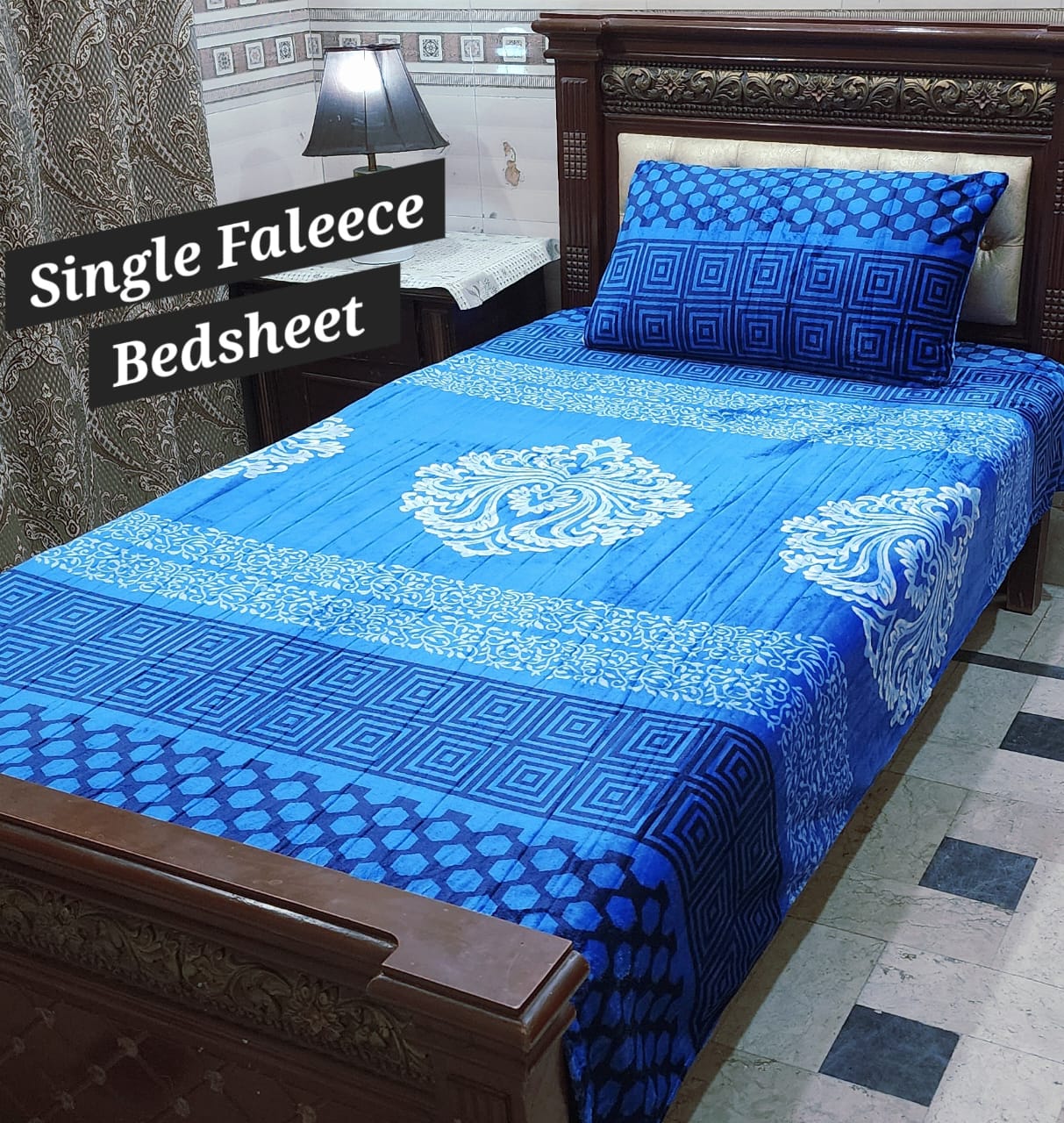 Soft Flees Single Bedsheets (DZN 7712)