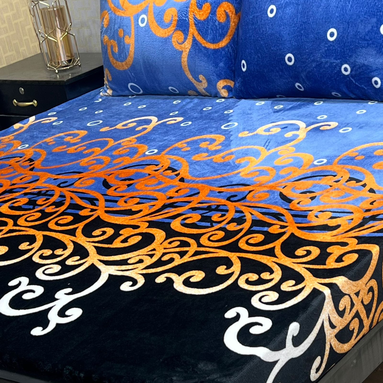 3PCS FLEES BEDSHEET (big box) DZN 8899