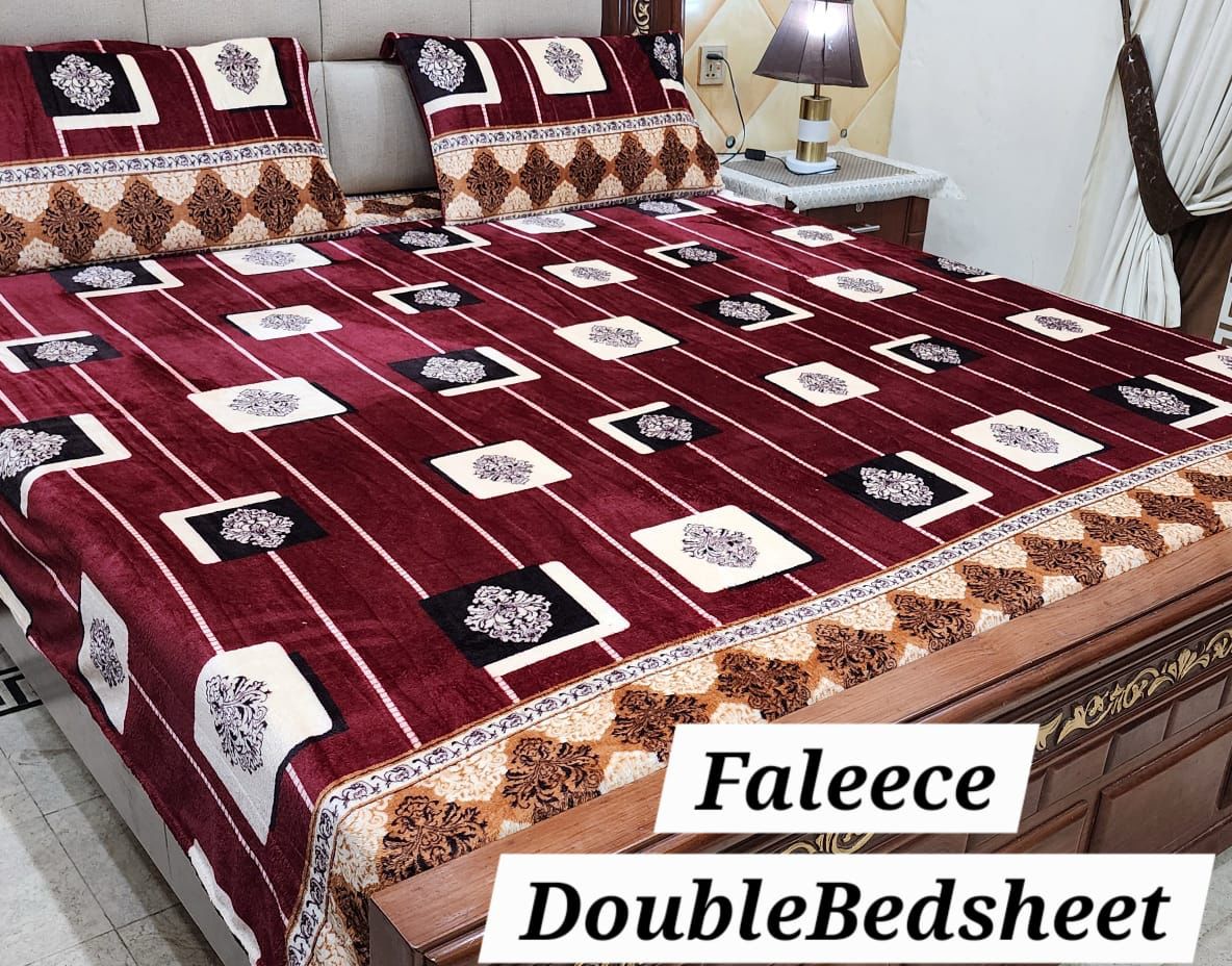 3PCS FLEES BEDSHEET (big box) DZN 8897