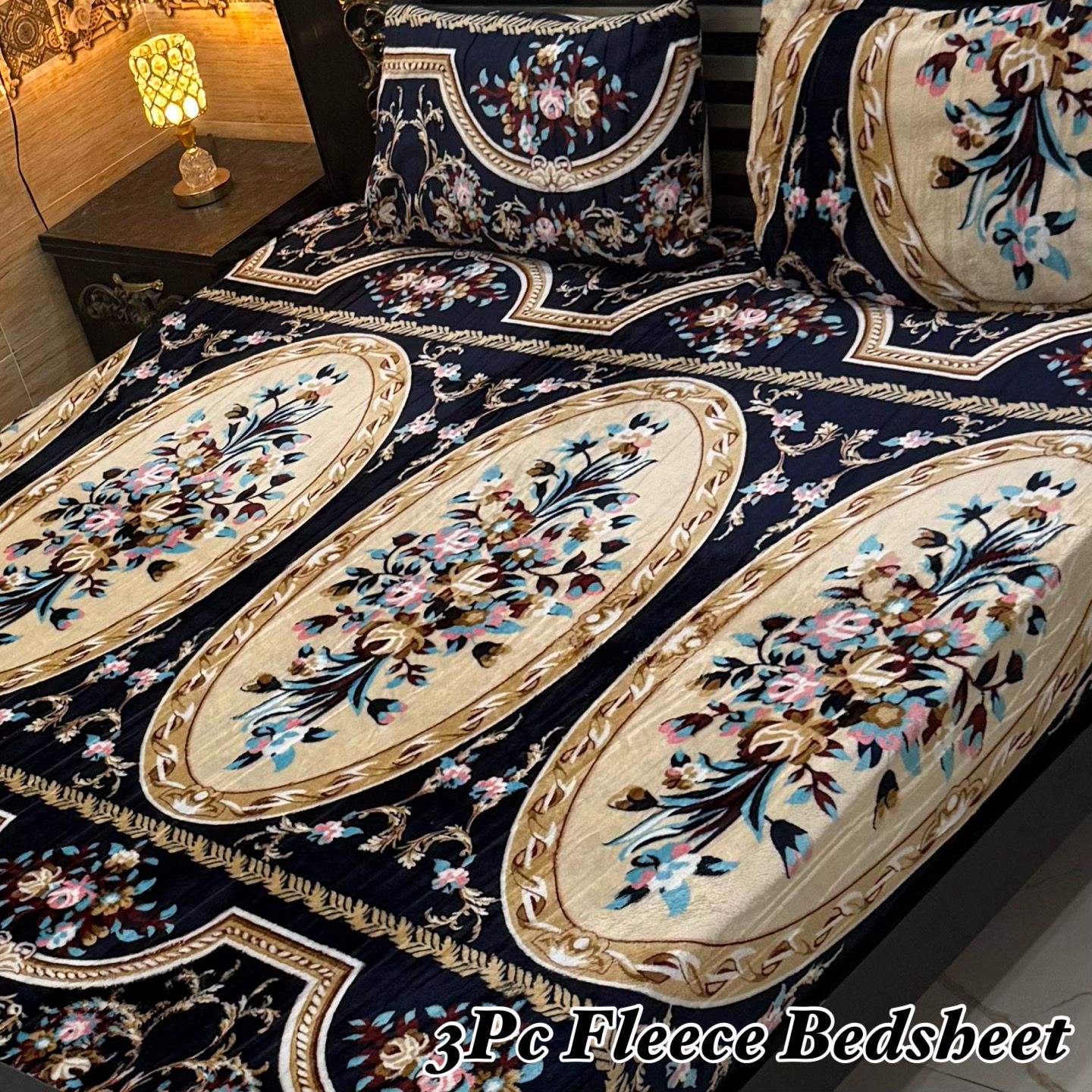 3PCS FLEES BEDSHEET (big box) DZN 8890