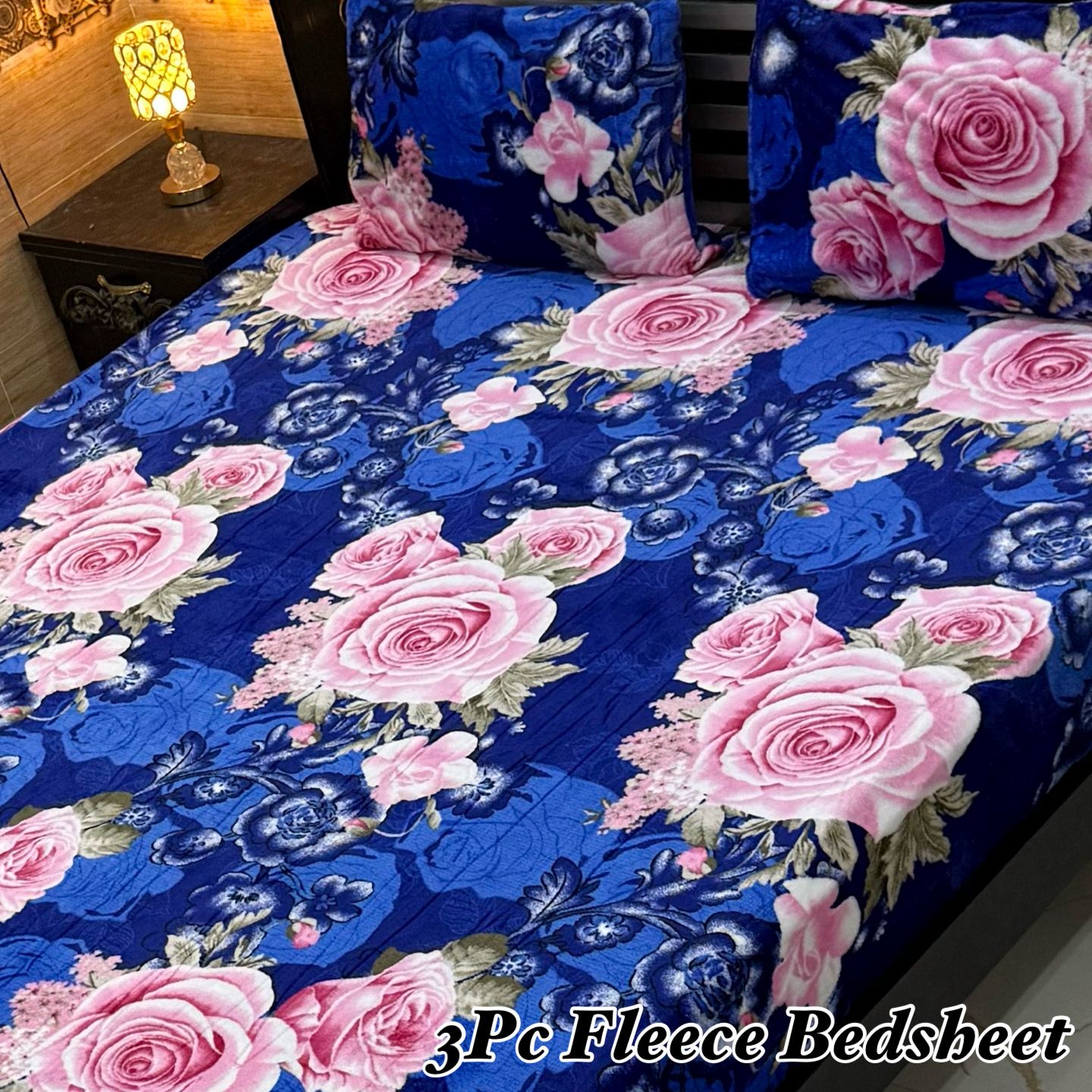 3PCS FLEES BEDSHEET (big box) DZN 8889