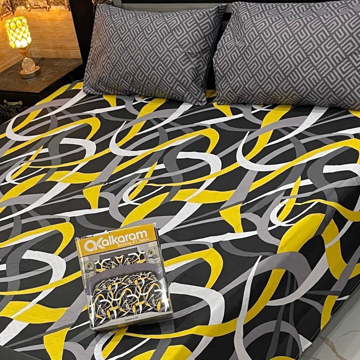 PRINTED PURE COTTON BEDSHEET ( DZN ) 6049