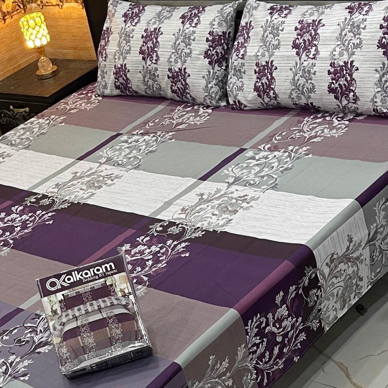 PRINTED PURE COTTON BEDSHEET ( DZN ) 6050